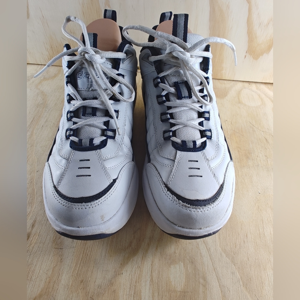 TheraShoe TS Sport Women Blue & white Fitness Sneaker size 8.5